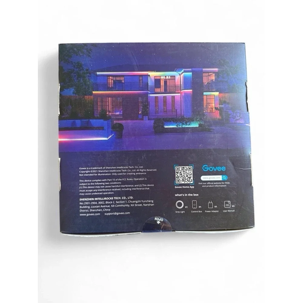 Govee RGBIC Outdoor LED Strip Lights H6172 - Smart Control, Bluetooth, 32.8ft